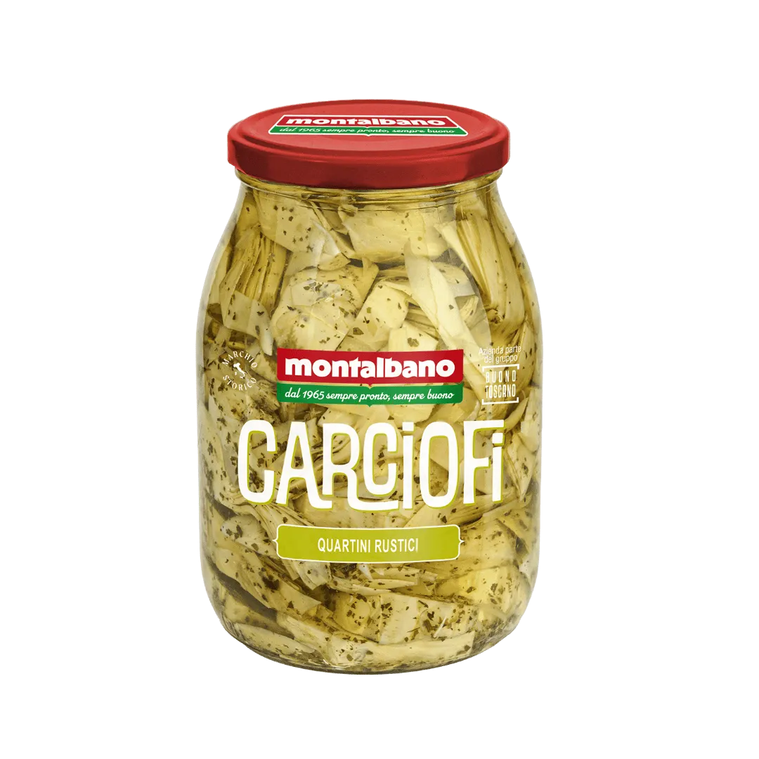 Rustic-style artichokes