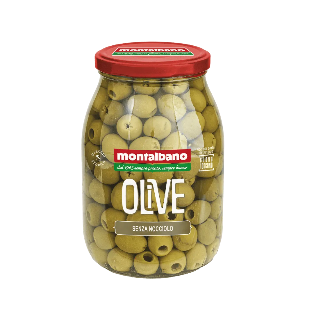 Pitted olives