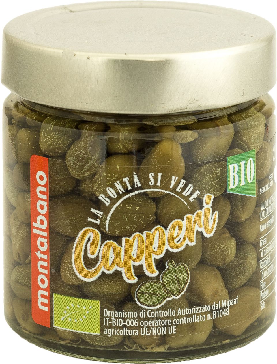Organic capers MontalbanoFood