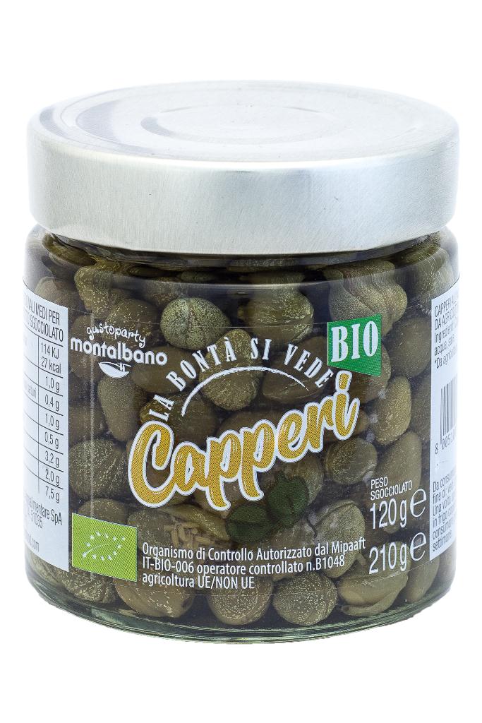 Organic capers Montalbano US