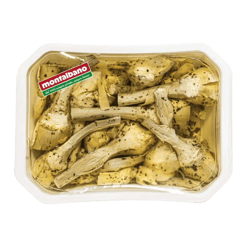 vaschetta con carciofi sott'olio alla romana