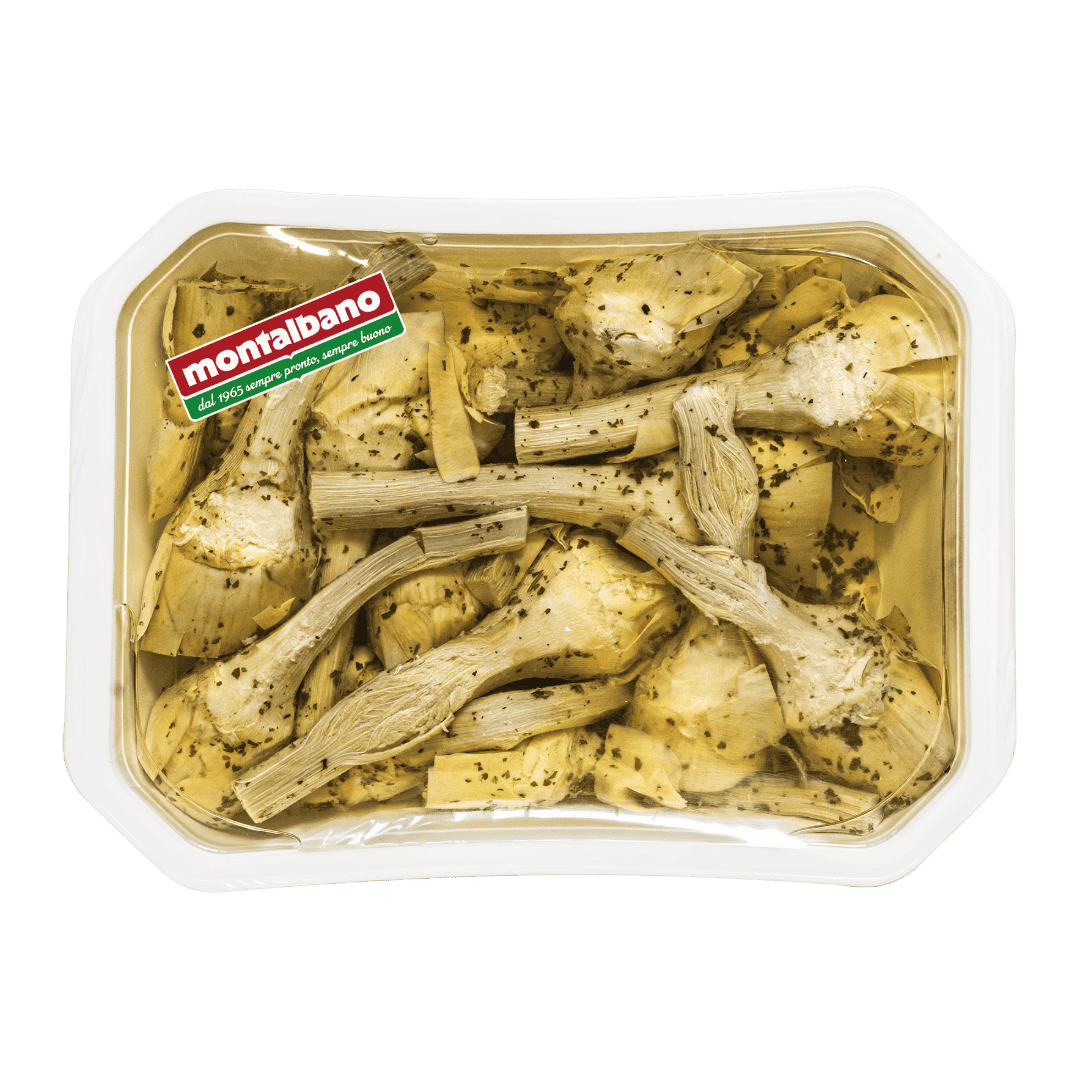 vaschetta con carciofi sott'olio alla romana