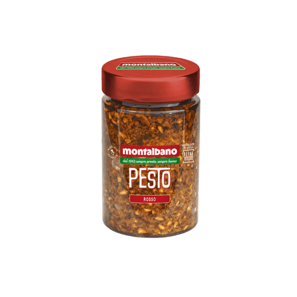 vasetto con pesto rosso