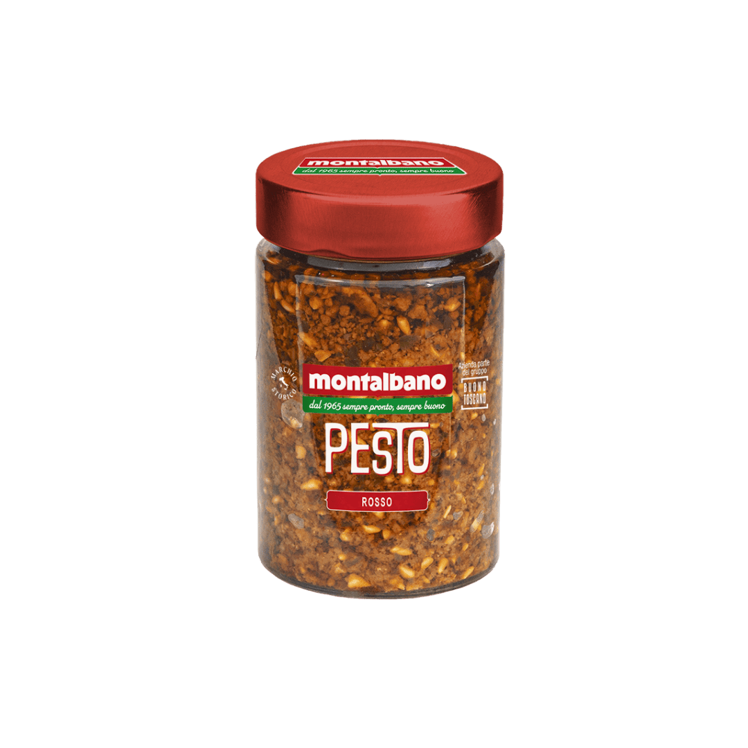 vasetto con pesto rosso