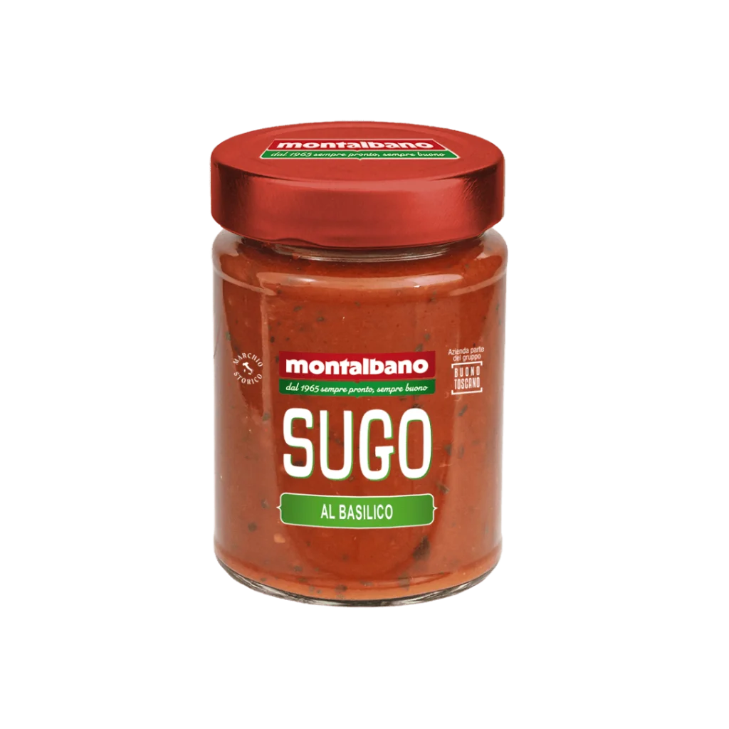 vasetto con sugo al basilico