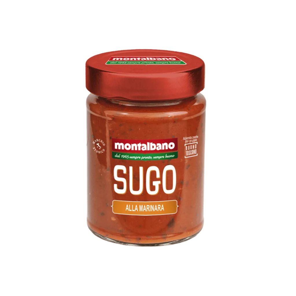 vasetto con sugo alla marinara